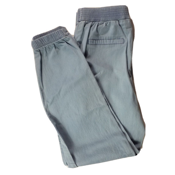 H by Halston Women’s Light Blue Joggers Pull On Pants Pockets Size 0 - Picture 2 of 7